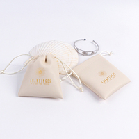 Sac à cordon en daim avec logo personnalisé, imprimé, écologique, imperméable, mini sac cadeau cosmétique avec pochettes à monnaie