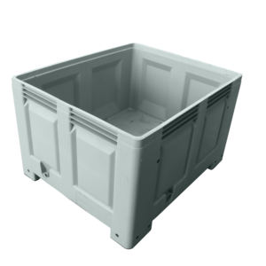 600L الثقيلة Hdpe الصلبة لوجستية تخزين Nally ميجا لوح تحميل مصنوع من البلاستيك بن مع غطاء - Product Image 5