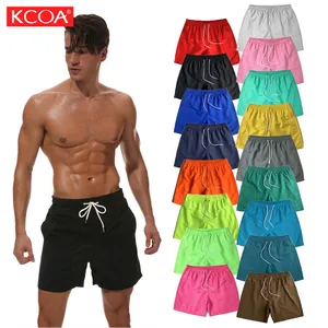 Beach pants mens waterproof board shorts blank swim trunks