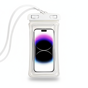 Custodia Impermeabile Galleggiante per Telefono con Design Airbag in PVC, Touch Screen e Laccetto, Ideale per Telefoni fino a <span class=keywords><strong>7</strong></span> Pollici, Perfetta per Sport Acquatici e Immersioni - Product Image 1
