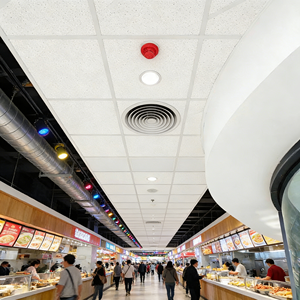 แผ่นฝ้าเพดานอะคูสติกใยหินทนทานสูง ทนไฟ สำหรับฉนวนกันเสียงในโรงเรียน - Product Image 5