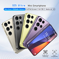 Smartphone 5G Global 16+1 To S25 Ultra 5G, Nouveau Modèle 2025, Android 14, Écran 4 Pouces, Jeux, WIFI, Mini Téléphones Mobiles S25 Ultra