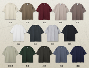T-shirt di alta qualità in 100% puro cotone. T-shirt Casual da Uomo Spessa e Comoda con Vestibilità Ampia T-shirt neutra prodotta in fabbrica. - Product Image 2