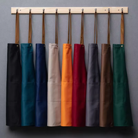 Tablier de Serveur Imperméable Personnalisé avec Logo, pour Chef, Boulanger, Barbier, Lavable en Machine, avec Poche, pour Adulte