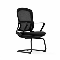 Chaise de bureau exécutive moderne neuve en fer avec dossier en maille, ergonomique, pivotante et réglable en hauteur