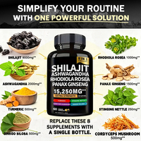 Offre Spéciale : Capsules de Shilajit Pur de l'Himalaya avec Ashwagandha et Panax Ginseng – Compléments Énergisants pour Adultes