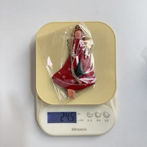 Décoration de Noël, ange en fer forgé rétro, pendentif en tôle double couche, pendentif décoratif pour l'ambiance de l'arbre de Noël - Product Image 5