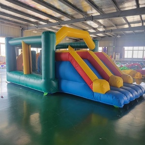 Tobogán inflable <span class=keywords><strong>hinchable</strong></span> <span class=keywords><strong>Castillo</strong></span> Tobogán colorido Interior y exterior Jungla inflable Carrera de obstáculos Salida de fábrica - Product Image 1