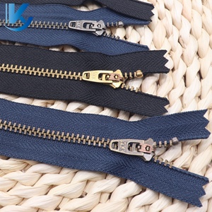 Cremallera metálica YKK original de alta calidad para vaqueros, 3YG 4YG, 15 12 18cm, venta al por mayor - Product Image 4