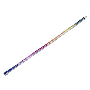 Anster precio de fábrica moda princesa forma <span class=keywords><strong>Mian</strong></span> piedra 8.45ct S925 joyería zafiro tenis pulsera para mujer forma personalizada - Product Image 4