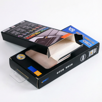 Boîte en papier personnalisée haut de gamme pour câble de chargeur de téléphone, emballage pour câble de données USB avec découpe et revêtement UV