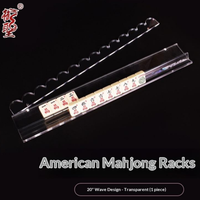 Support de Mahjong en Acrylique de Marque, à Fixation Magnétique, Couleur Écaille de Tortue Américaine, Règle de Mahjong Juive, Supports de Mahjong