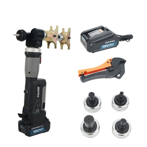 Herramienta de Prensado y Expansión Multifuncional Eléctrica Hidráulica de Acero Inoxidable PZ-1240PE, a Batería de CC de 18 V para Fontanería PEX - Product Image 6