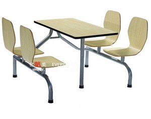 Hiện Đại Phong Cách Bằng Gỗ <span class=keywords><strong>Kfc</strong></span> Thức Ăn Nhanh Bảng Nhiệm Vụ Nặng Nề Nhà Hàng Bàn Ăn Với Ghế Cho Trường Học Khách Sạn Hoặc Công Viên - Product Image 3