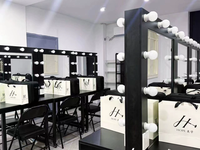 Miroir de maquillage double face professionnel avec éclairage, sur roulettes et mobile, pour salle de formation, studio, théâtre et coiffeuse