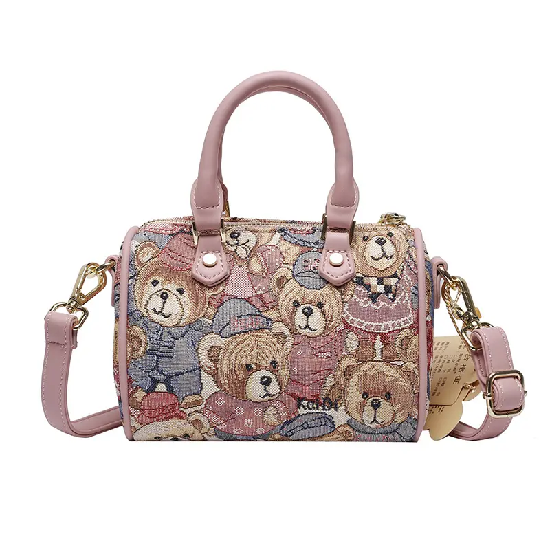 High Quality British Elegant Retro Cartoon Printing Brand Ladies Bags Handbag Ladies Fashion Bagsbags Women Handbags Ladies 2023