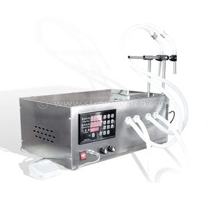 Desktop Digital Control High-Flow Liquid Filling Machine, Dual-Filling Head Small Quantitative <b>Pump</b>, Semi-Automatic Filler - Product Image 2