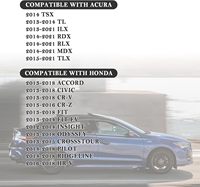 20 clips de pare-chocs avant de voiture compatibles avec Honda et Acura, clips de remplacement de type poussoir