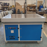 Nouvelle table de meulage de ponçage à courant descendant pour le traitement des métaux pour le dépoussiéreur de polissage pour l'aluminium Zinc acier inoxydable