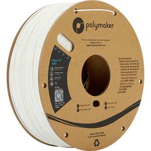 Polymaker PE01012 PolyLite Filament ABS à faible odeur 2.85mm 1000g Blanc 1pc. (940910803415) - Product Image 1