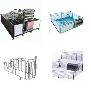 Automatique adapté aux besoins du client D'équipement de ferme de Porc caisses de mise bas pour porc cage