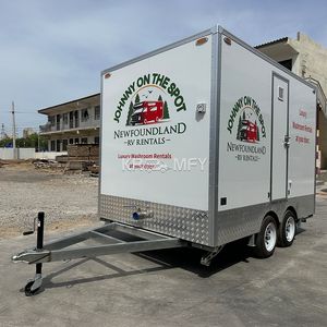2025 Usine En Plein Air Mobile Désactiver Remorque À Vendre Portable Salle De Bains Douche Toilette - Product Image 2