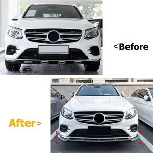 ลิ้นกันชนหน้า StarNav สำหรับรถยนต์รุ่น X253 C253 ปี 2016 ถึง 2019 สำหรับชุดแต่ง AMG สปอยเลอร์ดิฟฟิวเซอร์ภายนอก - Product Image 5