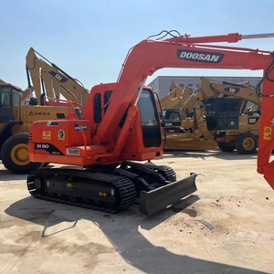Miniexcavadora de cadenas Doosan DH80 de 8 toneladas de segunda mano, la maquinaria usada más barata, Doosan DH60 80 140 150 225 300 340 350 55 - Product Image 1