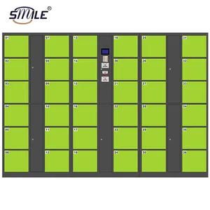 SMILE New Design Smart Touch Electronic fast food parcel electric metal locker