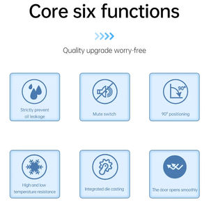 Instalación Empotrada, Regulación de Velocidad Continua, Velocidad de Apertura y Cierre de Puerta Ajustable, Cierre de Puerta Silencioso que Ahorra Espacio - Product Image 2