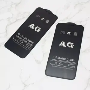 无指纹全盖AG哑光钢化玻璃，适用于iPhone 11 Pro Max的iPhone 11屏幕保护器