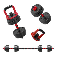 20kg, 30kg, 40kg, poignée en caoutchouc souple, haltère réglable, haltère, Kettlebell, ensemble de poids