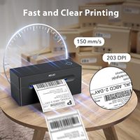 Printer Label Pengiriman Termal Nelko 4x6 BT Nirkabel untuk Pengiriman Paket yang Efisien - Tersedia