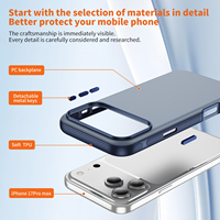 Nouvelle Coque de Téléphone Luxe Mate Anti-choc Effet Peau pour iPhone 17 Pro Max 17Air 16E 15 14Plus 12 13