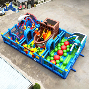 LilyToys - Parque de Atracciones Inflable, Ciudad de Diversión en la Jungla, en Venta - Product Image 1