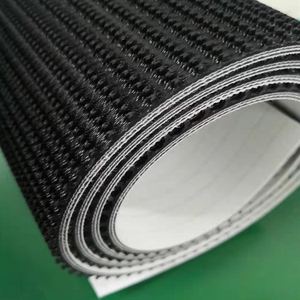 Nastro Trasportatore in <span class=keywords><strong>PVC</strong></span> Resistente all'Usura per Macchine Sigillatrici di Bagagli e Cartoni - Product Image 1