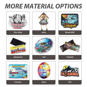 Magneti per Frigorifero in Metallo con <span class=keywords><strong>Foto</strong></span> di Paesi e Monumenti, Souvenir Turistici Personalizzati - Product Image 5