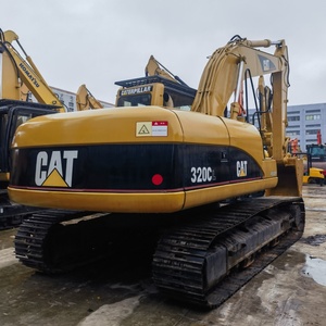 Excavadora hidráulica usada de 20 toneladas, fabricada en Japón, Caterpillar Cat 320cl Cat320d, en excelentes condiciones de funcionamiento, a la venta. - Product Image 1