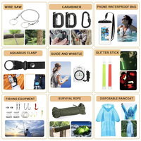 Kit d'outils d'urgence Ifak, trousse de premiers secours, kit de survie tactique, kit de camping, équipement de survie tactique en plein air, sac médical, usage multiple