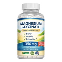 Cápsulas de Glicinato de Magnesio con Etiqueta Personalizada, Suplemento para el Sueño, Recuperación Muscular, Cápsulas de Magnesio, Cápsulas de L-treonato
