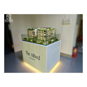 Maqueta de Edificio Ecológico Vertical Personalizada, Alta Simulación, para Exhibición de Inmuebles Comerciales, Apartamentos, Hoteles, Mesa de Arena para Marketing - Product Image 6