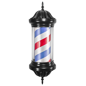 Bâtons de coiffure rotatif pour Salon de coiffure, 1 paire, 70cm, éclairage extérieur, signe imperméable, pour barbier - Product Image 4