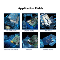 Perakitan PCB Khusus Rigid Flex FPC Aluminium Presisi Tinggi PCBA PCBQuick Model A-004 Inti Perakitan PCBA