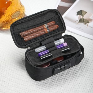 Boîte de rangement de voyage inodore, étui intelligent anti-odeur avec fermeture éclair pour broyeur à tabac et accessoires de fumage - Product Image 3