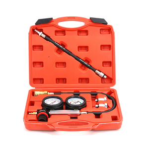 Multi-funzione cilindro perdita verso il basso <span class=keywords><strong>Tester</strong></span> per auto Kit di compressione del motore a benzina <span class=keywords><strong>Tester</strong></span> rilevatore di perdite doppio calibro Set di strumenti - Product Image 5