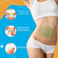Patch Ventre Plat - Patch à l'Armoise pour Personnes Paresseuses pour Lifting, Remodelage et Amincissement - 10 Patchs/Paquet Tous Types de Peau