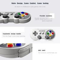 Manette de jeu Bluetooth 8Bitdo SN30 Pro pour Nintendo Switch 2, contrôleur de jeu sans fil, joystick pour NS MacOS Android Steam Raspberry Pi