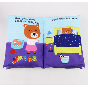 Libro <span class=keywords><strong>de</strong></span> Peluche para Dormir en Inglés, Libro <span class=keywords><strong>de</strong></span> Peluche Suave para Bebés, Juguete <span class=keywords><strong>de</strong></span> Peluche para Niños, Libro Suave para Bebés - Product Image 5