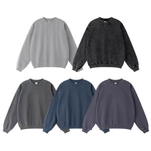 Alta calidad logotipo personalizado 350 GSM hombres negro de gran tamaño peso pesado en blanco con capucha francés Terry algodón peso pesado Sudadera con capucha - Product Image 2