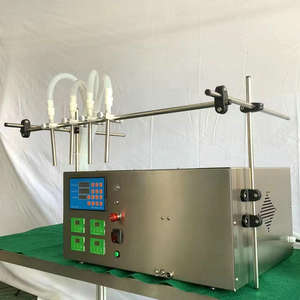 เครื่องบรรจุของเหลวแบบกึ่งอัตโนมัติ 4 หัวปั๊มแบบเพอริสตัลติก สีขาว ใช้ไฟฟ้า สำหรับขวดสบู่ นม น้ำหอม 220V ความแม่นยำสูง - Product Image 3